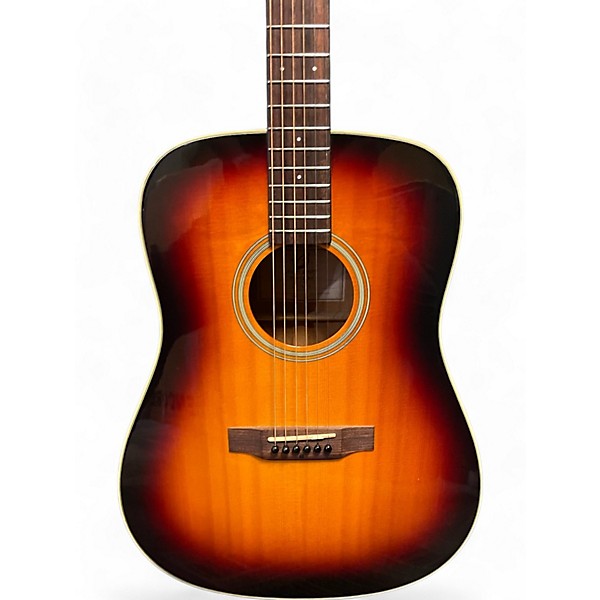 Used Breedlove Revival D/SME 3 Color Sunburst Acoustic Electric Guitar