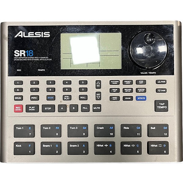 Used Alesis SR18 Drum Machine