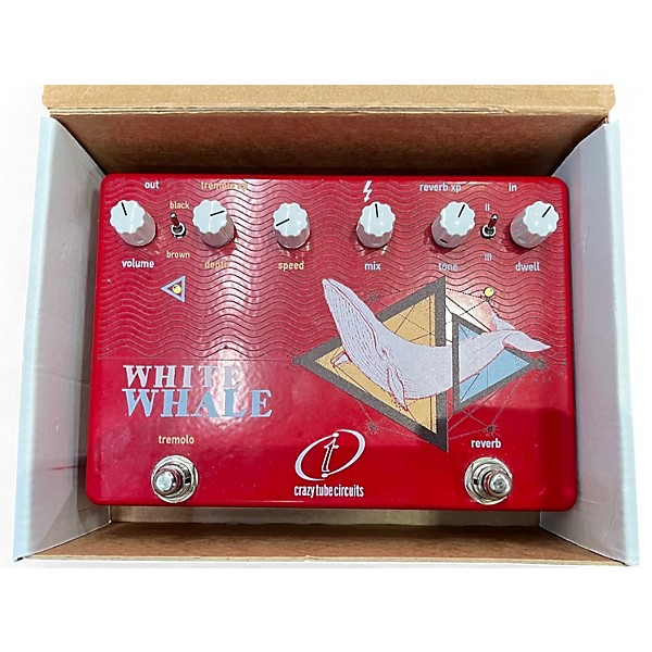 Used Crazy Tube Circuits white whale Effect Pedal