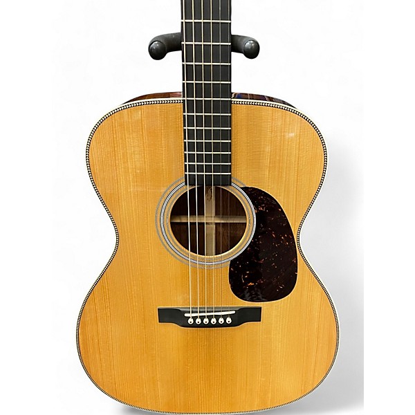 Used Martin Custom Shop OM28 Jumbo Natural Acoustic Guitar