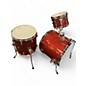Used Gretsch Drums 3 Piece Renown RED SPARKLE Drum Kit
