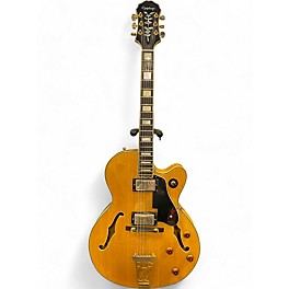 Used Epiphone Emperor Natural Hollow Body Electric Guitar