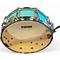 Used Yamaha 5.5X14 Stage Custom Snare Aqua Drum