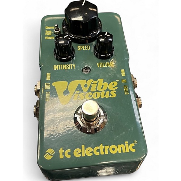 Used TC Electronic Viscous Vibe Univibe Effect Pedal