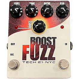 Used Tech 21 BOOST FUZZ Effect Pedal