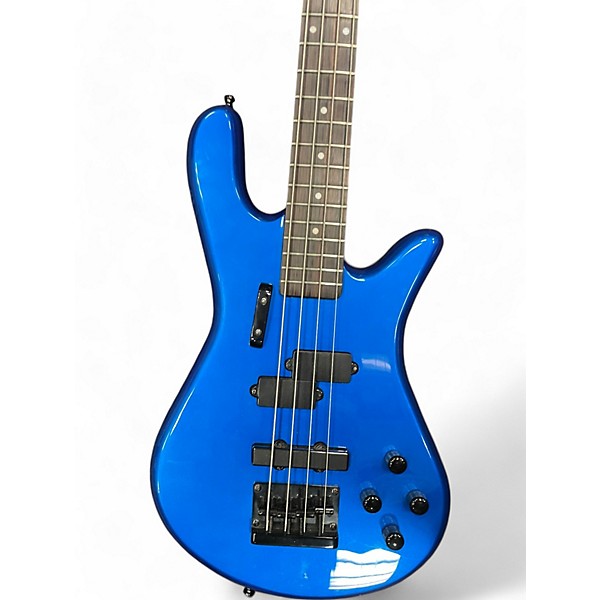 Used Spector Performer 4 Electron Blue Metallic Electric Bass Guitar