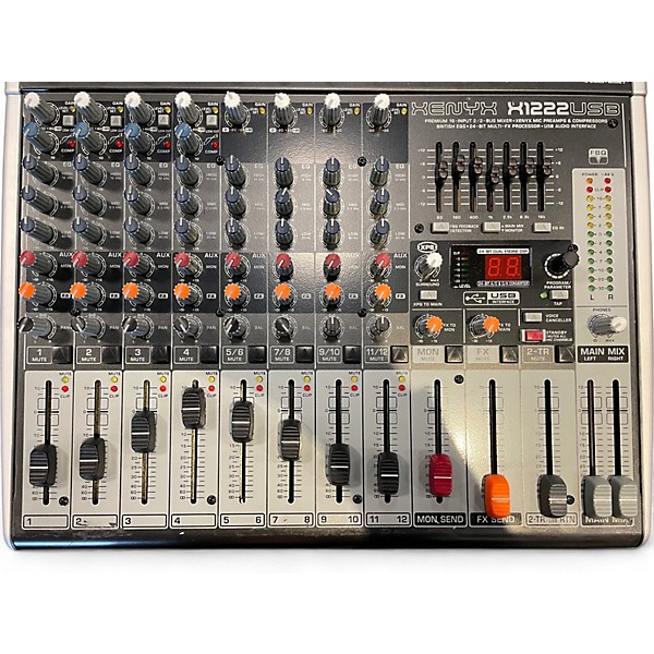 Used Behringer Xenyx X1222USB Unpowered Mixer