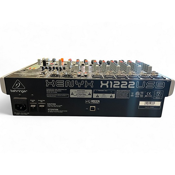 Used Behringer Xenyx X1222USB Unpowered Mixer