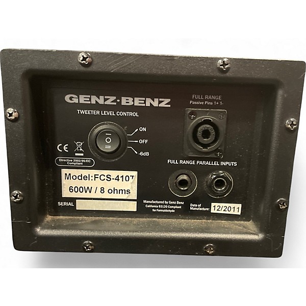 Used Genz Benz FCS-410T Bass Cabinet