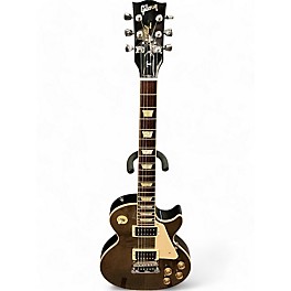 Used 2013 Gibson Les Paul Signature T Trans Ebony Solid Body Electric Guitar