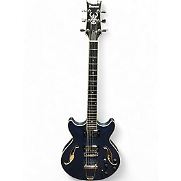 Used Ibanez AMH90 PRUSSIAN BLUE Hollow Body Electric Guitar