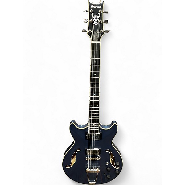 Used Ibanez AMH90 PRUSSIAN BLUE Hollow Body Electric Guitar