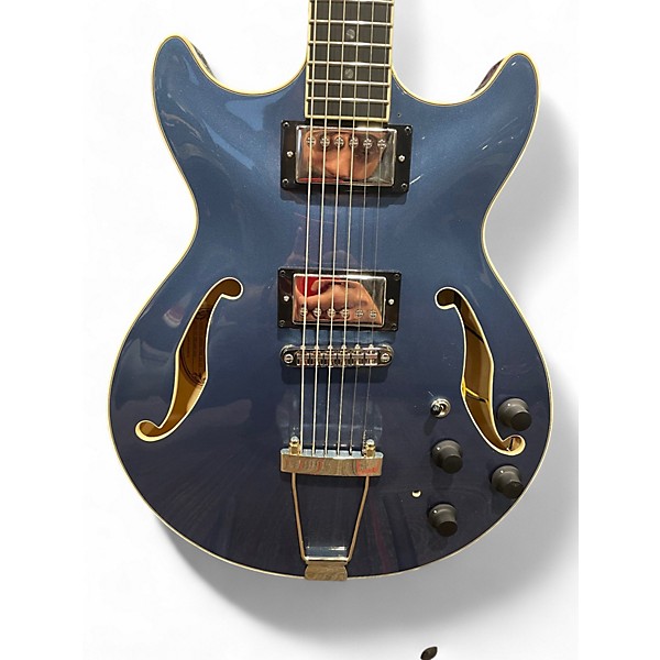 Used Ibanez AMH90 PRUSSIAN BLUE Hollow Body Electric Guitar