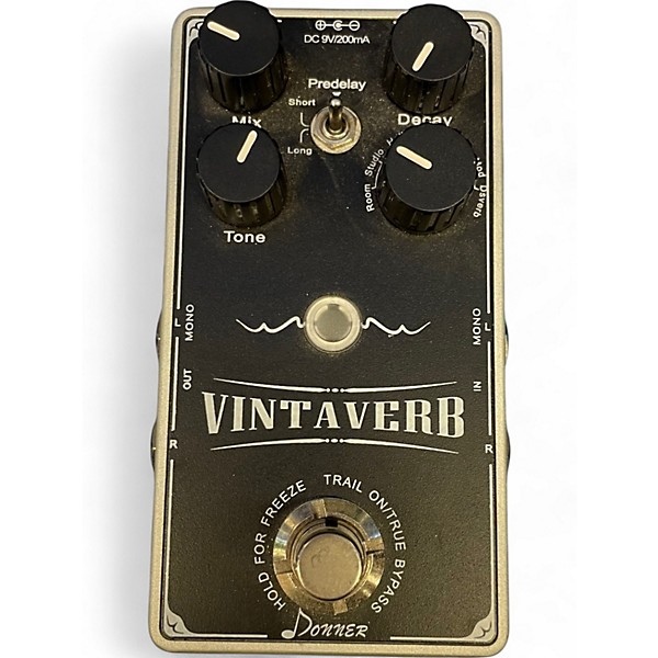 Used Donner VINTAVERB Effect Pedal