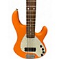 Used OLP TONY LEVIN 5 STRING Orange Electric Bass Guitar