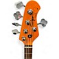 Used OLP TONY LEVIN 5 STRING Orange Electric Bass Guitar