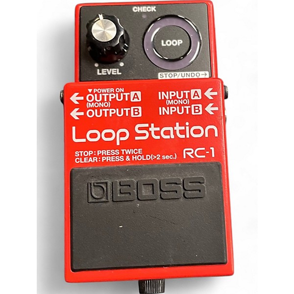 Used BOSS RC1 Loop Station Pedal