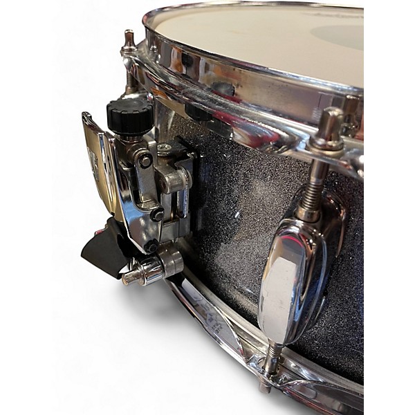 Used TAMA 14X5 Silverstar Snare Silver Sparkle Drum