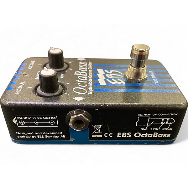 Used EBS Octabass Triple Mode Bass Octave Divider Bass Effect Pedal