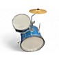 Used Ashthorpe 4 Piece JUNIOR SERIES BLUE SPAPRKLE Drum Kit