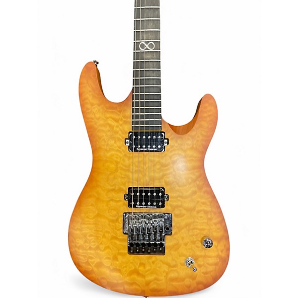 Used Chapman ml1bea Honey Burst Solid Body Electric Guitar