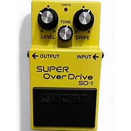 Used BOSS SD1 Super Overdrive Effect Pedal