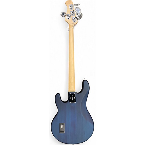 Used Sterling by Music Man Ray4 Trans Blue Electric Bass Guitar