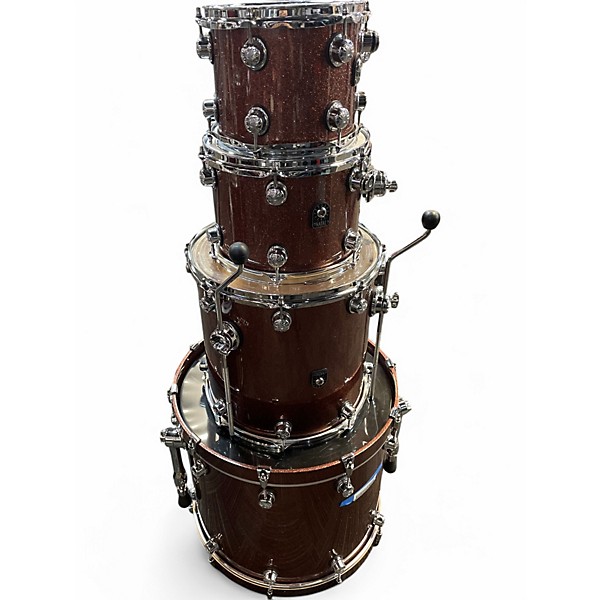 Used Natal Drums 4 Piece custom maple kit sparkle Drum Kit