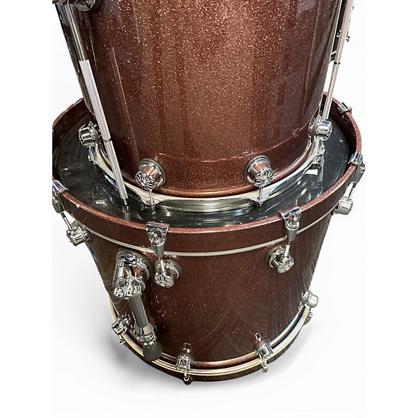 Used Natal Drums 4 Piece custom maple kit sparkle Drum Kit