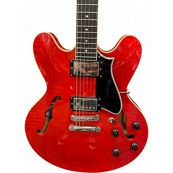 Used Heritage H535 Red Hollow Body Electric Guitar