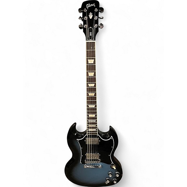 Used 2021 Gibson SG Standard Pelham Blue burst Solid Body Electric Guitar,Specials : American Fashion Style Bags On Sale