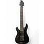 Used Schecter Guitar Research Blackjack V8 Left Handed Black Solid Body Electric Guitar thumbnail