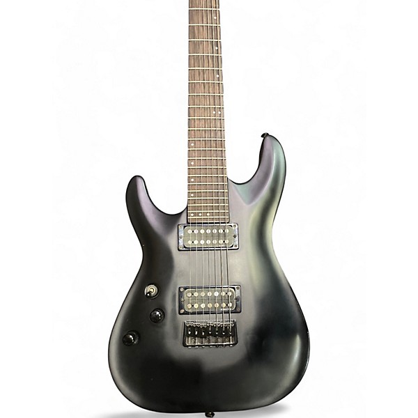 Used Schecter Guitar Research C7 STEALTH Black Electric Guitar