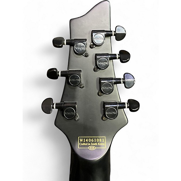 Used Schecter Guitar Research C7 STEALTH Black Electric Guitar