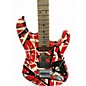 Used EVH Striped Series Frankie R, BLACK AND WHITE Solid Body Electric Guitar