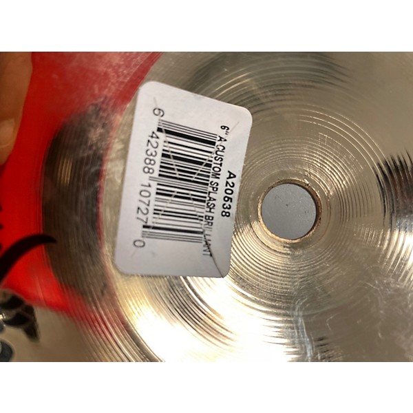 Used Zildjian 6in A Custom Splash Cymbal