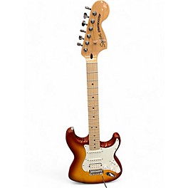 Used Squier Affinity Series stratocaster Sienna Sunburst Solid Body Electric Guitar