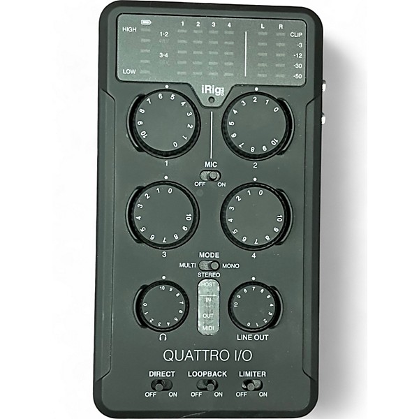 Used IK Multimedia Irig Pro Quattro Audio Interface