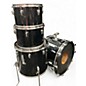 Vintage 1978 Slingerland 4 Piece Kit BLACK Drum Kit thumbnail