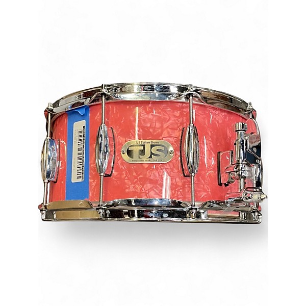 Used Tjs Custom 6.5in SNARE PINK Drum