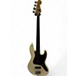 Used Fender Standard Fretless Jazz Bass Antique White Electric Bass Guitar thumbnail