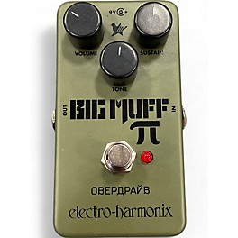 Used Electro-Harmonix Green Russian Big Muff Pi Fuzz Effect Pedal