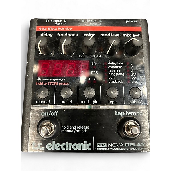 Used TC Electronic ND1 Nova Delay Effect Pedal