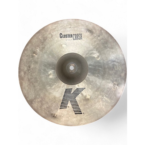Used Zildjian 16in K Cluster Crash Cymbal