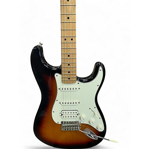 Used 2017 Fender stratocaster 3 Color Sunburst Solid Body Electric Guitar
