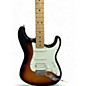 Used 2017 Fender stratocaster 3 Color Sunburst Solid Body Electric Guitar