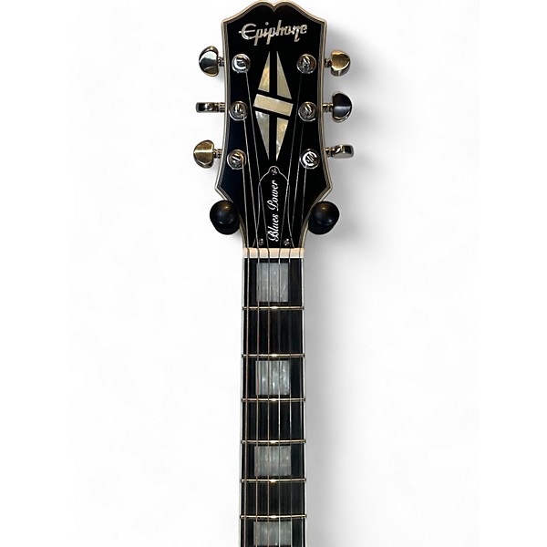 Used Epiphone BLUES POWER Gold Solid Body Electric Guitar