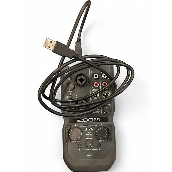 Used Zoom U-24 Audio Interface