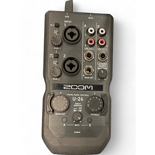 Used Zoom U-24 Audio Interface