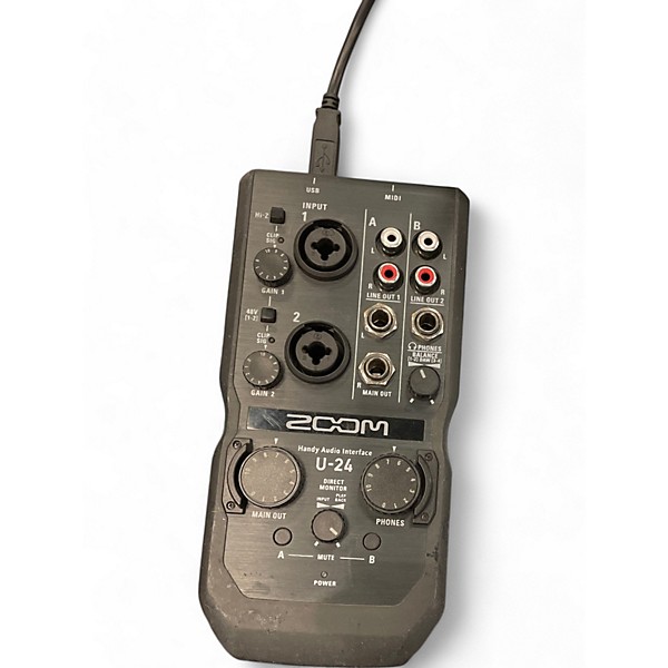 Used Zoom U-24 Audio Interface